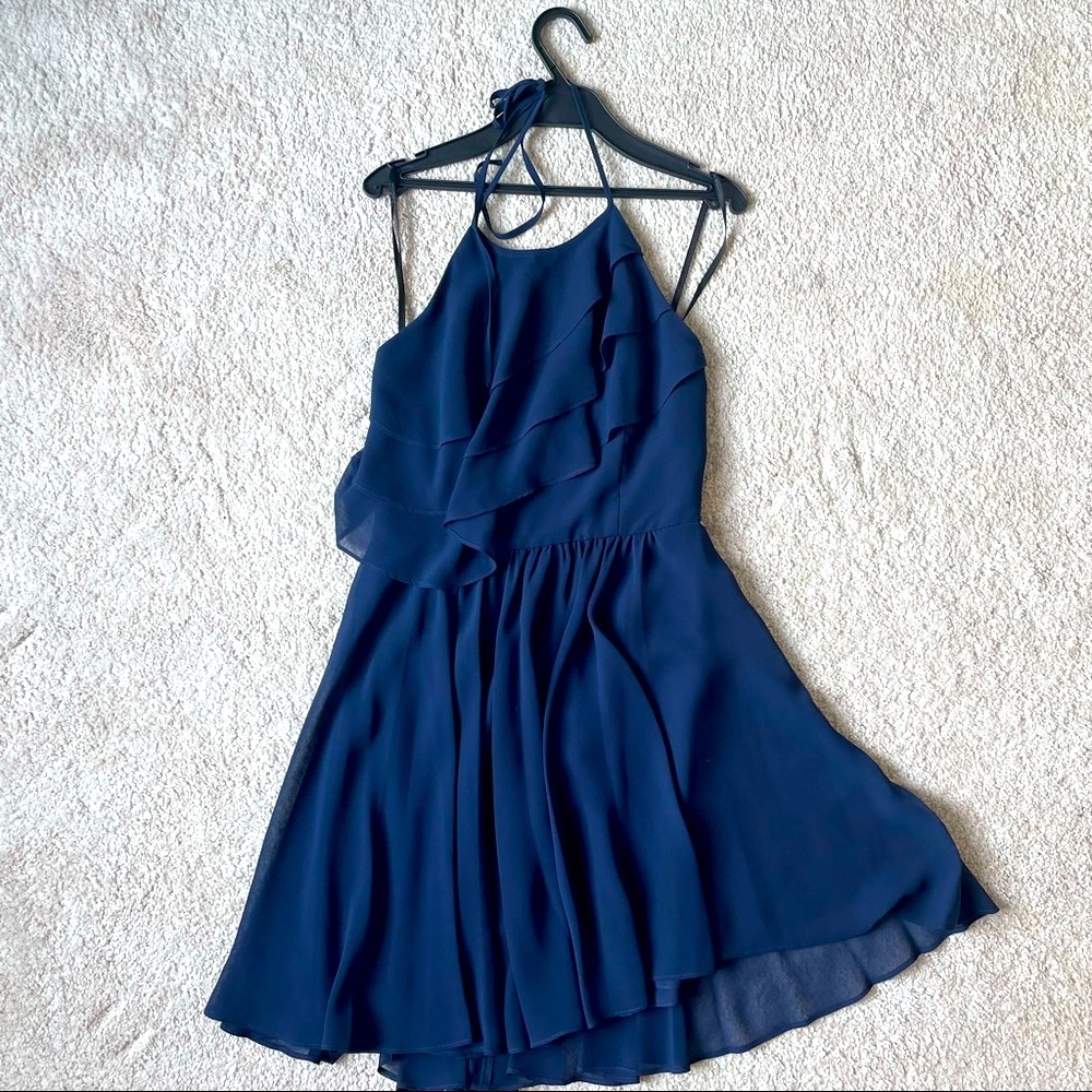 BCBG ruffle dress like new